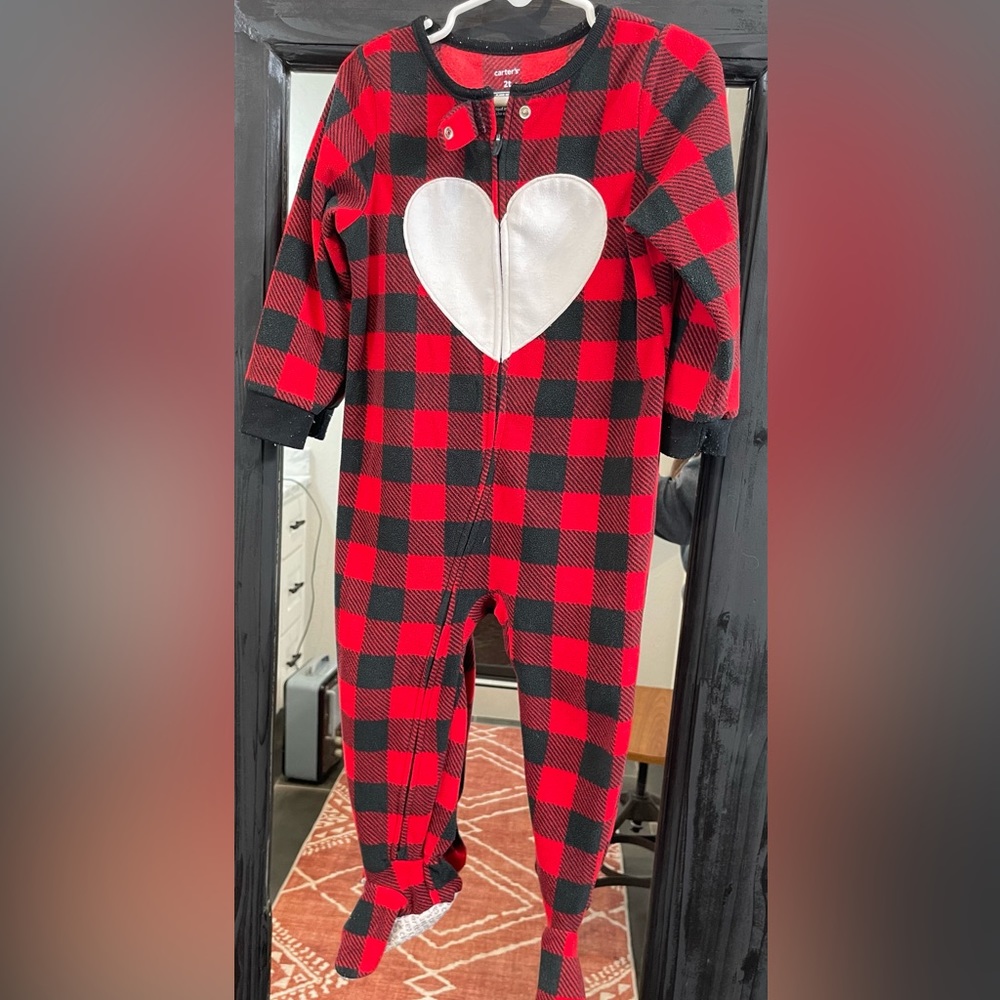 Fleece footie pjs